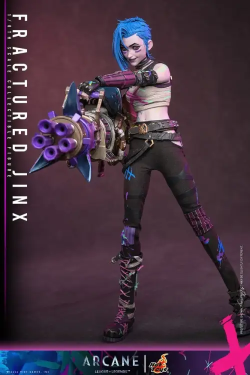Hot Toys Arcane - Jinx Fractured 1/6 - Figurka Kolekcjonerska 28 cm