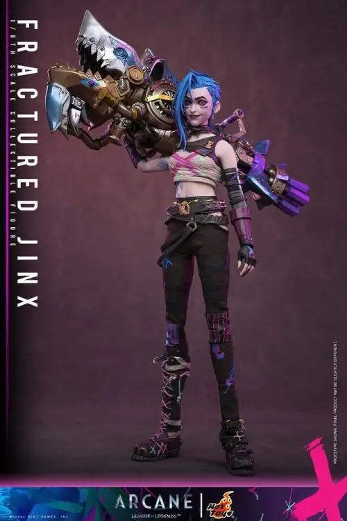 Hot Toys Arcane - Jinx Fractured 1/6 - Figurka Kolekcjonerska 28 cm