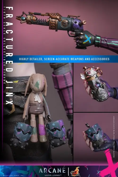Hot Toys Arcane - Jinx Fractured 1/6 - Figurka Kolekcjonerska 28 cm