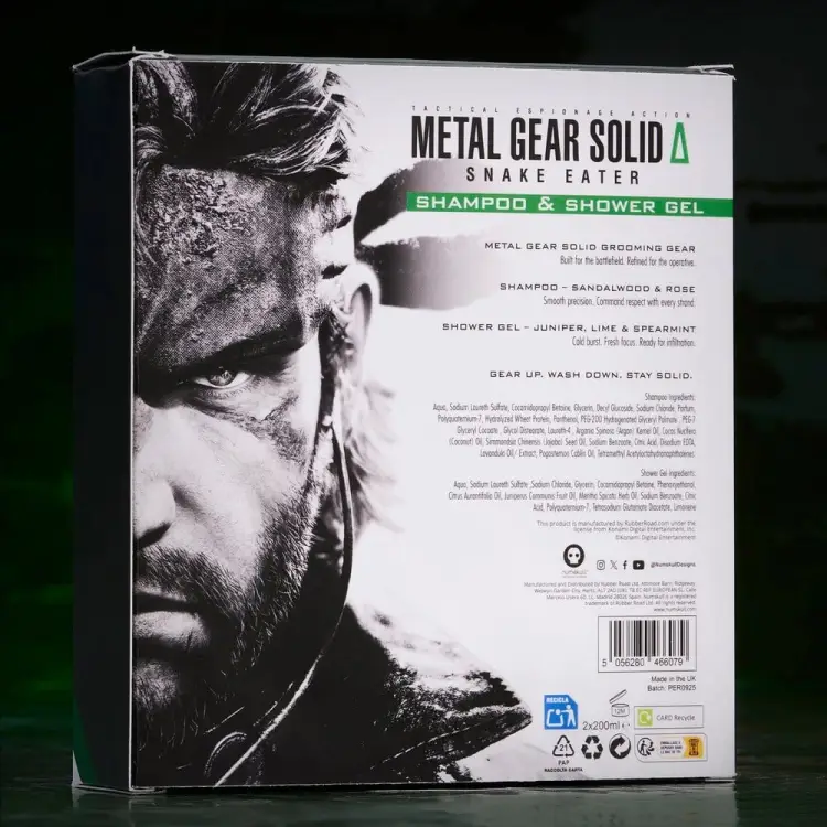 Numskull Metal Gear Solid - Zestaw Prezentowy Żel pod Prysznic i Szampon