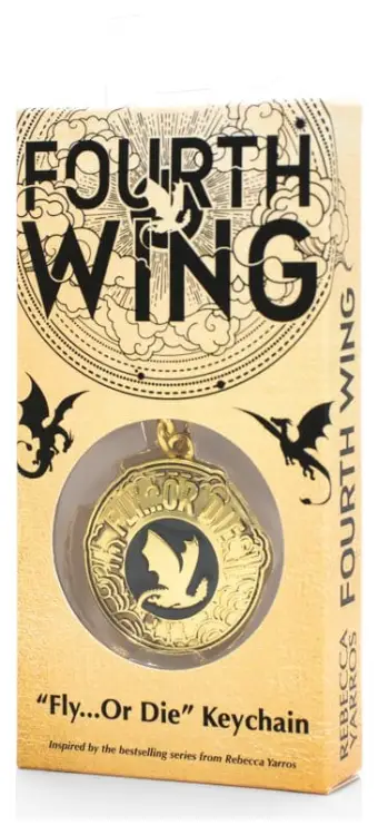 Noble Collection Fourth Wing - Motto Riders Quadrant - Brelok 14 cm
