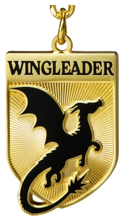 Noble Collection Fourth Wing - Wingleader Keychain #14cm