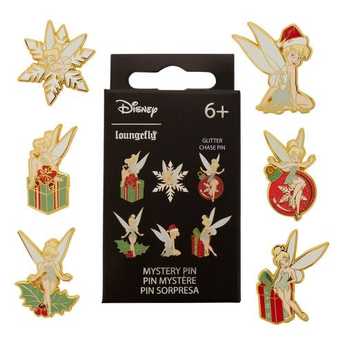 Loungefly - Disney - Tinker Bell - Holiday Enamel Pins Blind Box Zestaw 12 szt.