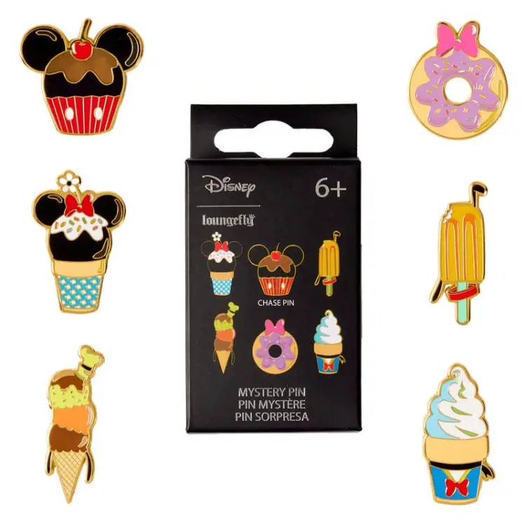 Loungefly Disney - Sensational 6 - Zestaw 12 Pinów Emaliowanych Blind Box