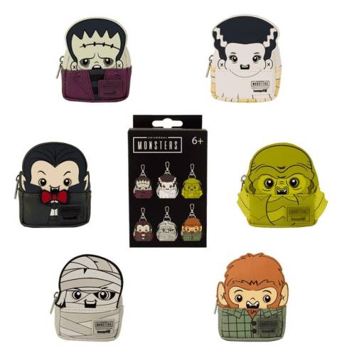 Loungefly Universal Monsters - Brelok Mini Plecak Blind Box Assortment