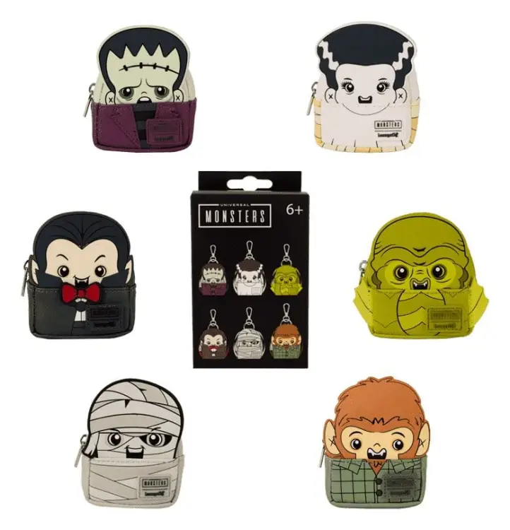 Loungefly Universal Monsters - Brelok Mini Plecak Blind Box Assortment