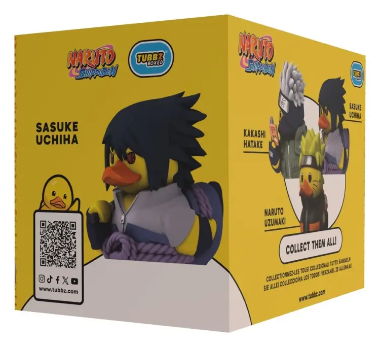 Numskull Naruto Shippuden Tubbz PVC Figure Sasuke Uchiha Boxed Edition 10 cm