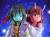 Medicos Entertainment - Milky Subway The Galactic Limited Express PVC Figures 2-Pack Chiharu & Makina 18 cm