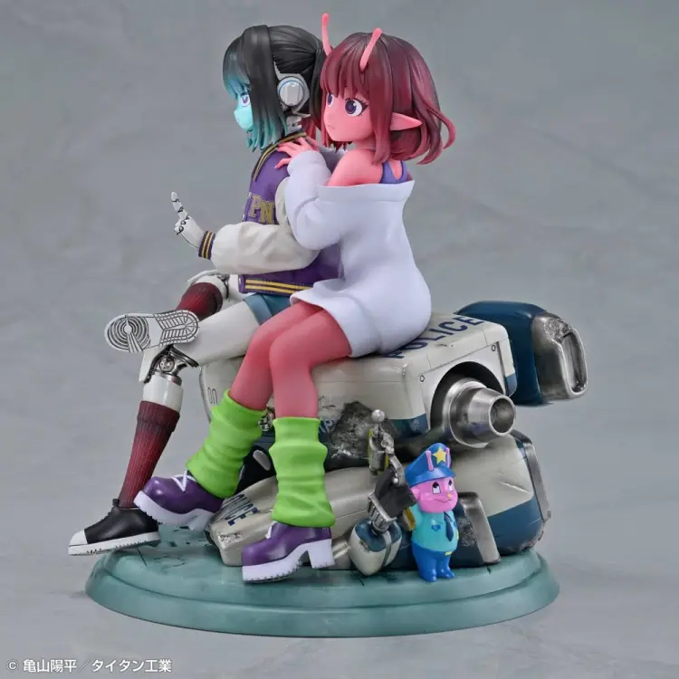 Medicos Entertainment - Milky Subway The Galactic Limited Express PVC Figures 2-Pack Chiharu & Makina 18 cm