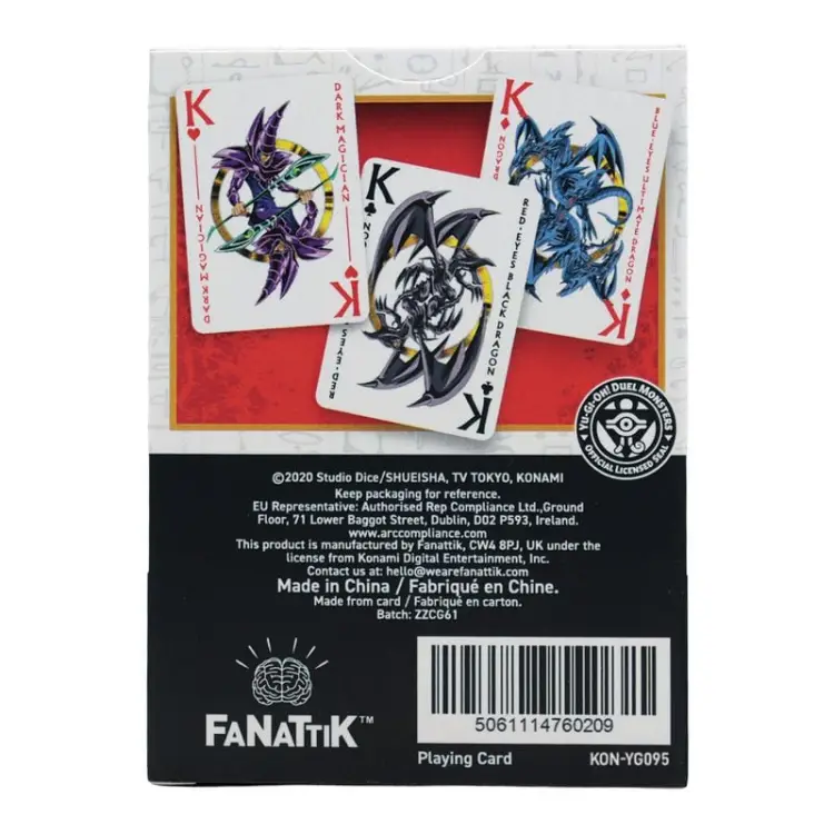 Fanattik - Yu-Gi-Oh! - Playing Cards CDU (12 Pack Display)
