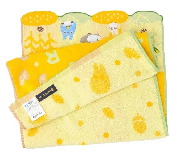 Benelic - My Neighbor Totoro - Corn and Totoro - Bath Towel 34x75cm