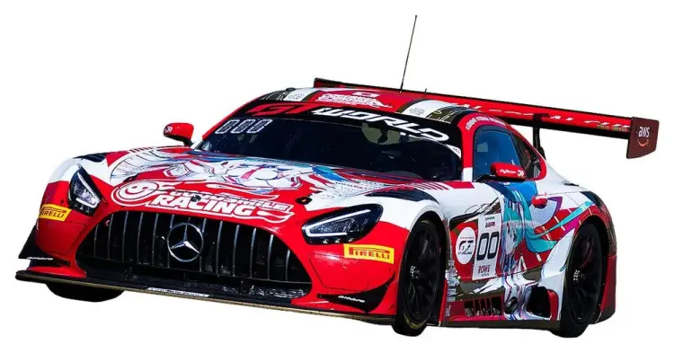 Good Smile Racing - Hatsune Miku GT Project 1/43 Scale Model Car - Hatsune Miku AMG 2025 Spa 24H Ver.