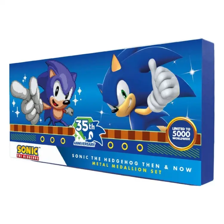 Fanattik - Sonic the Hedgehog - Then & Now 35th Anniversary - Limited Edition Medallion