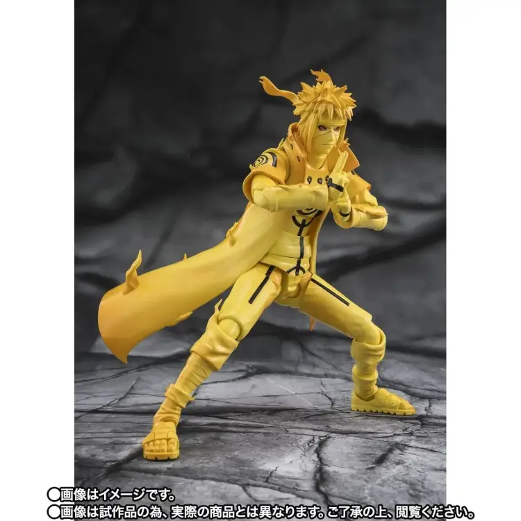 Bandai S.H. Figuarts Naruto - Minato Namikaze Kurama Link Bond of Light 15cm Figure