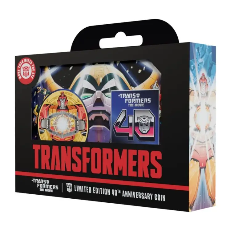 Fanattik - Transformers The Movie - 40th Anniversary - Limited Edition Coin