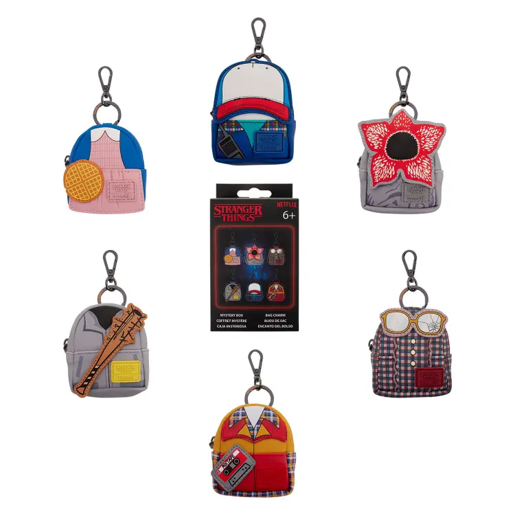Loungefly Stranger Things Mini Backpack Bag Charm Mystery Box