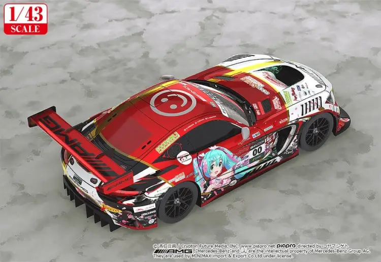Good Smile Racing - Hatsune Miku GT Project 1/43 Mercedes-AMG Team Good Smile 2019 Suzuka 10 Hours Ver.