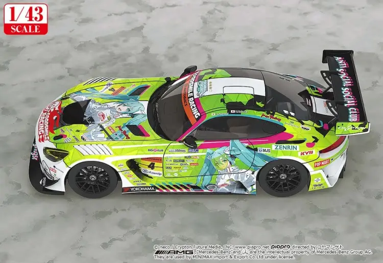 Good Smile Racing - Hatsune Miku GT Project 1/43 Good Smile Hatsune Miku AMG 2022 Season Opening Ver.