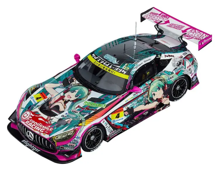 Good Smile Racing - Hatsune Miku GT Project 1/43 Scale Model Car Good Smile Hatsune Miku AMG 2020 SUPER GT Okayama Test Ver.