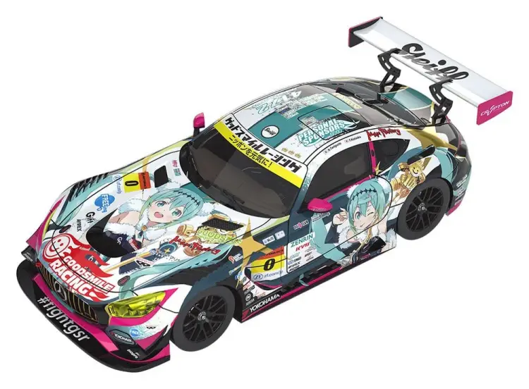 Good Smile Racing - Hatsune Miku GT Project 1/43 Scale Model Car Good Smile Hatsune Miku AMG 2018 Final Race Ver.