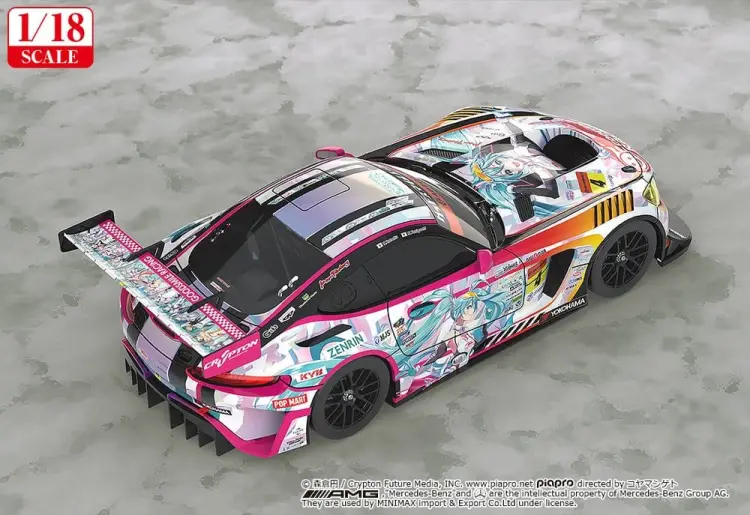 Good Smile Racing - Hatsune Miku GT Project 1/18 Good Smile Hatsune Miku AMG 2021 SUPER GT 100th Race Commemorative Ver.