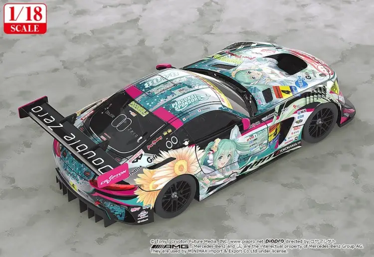 Good Smile Racing - Hatsune Miku GT Project 1/18 Good Smile Hatsune Miku AMG 2017 SUPER GT Ver. 26 cm