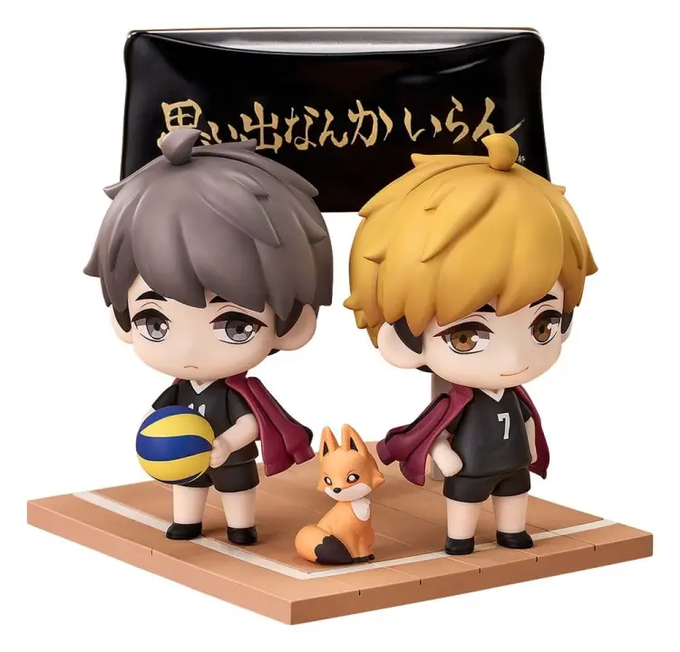 Good Smile Arts Shanghai - Haikyu!! Qset+ Minifigures 2-Pack Atsumu Miya & Osamu Miya 8 cm