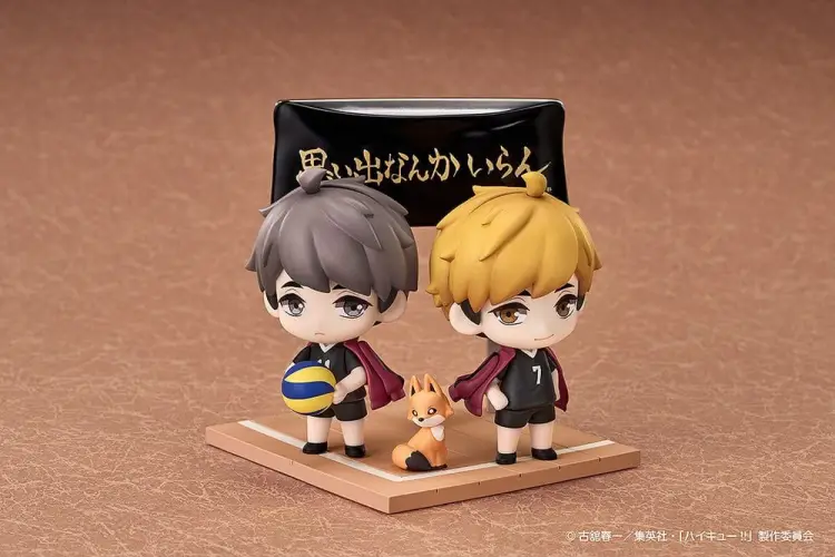 Good Smile Arts Shanghai - Haikyu!! Qset+ Minifigures 2-Pack Atsumu Miya & Osamu Miya 8 cm