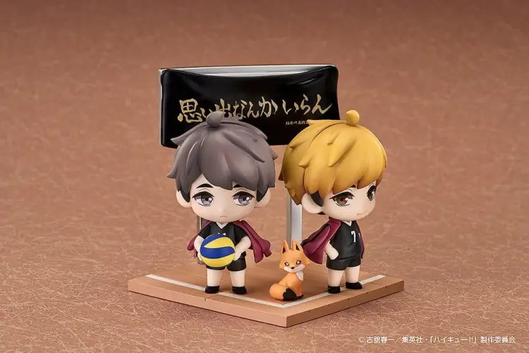 Good Smile Arts Shanghai - Haikyu!! Qset+ Minifigures 2-Pack Atsumu Miya & Osamu Miya 8 cm