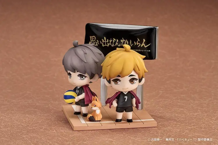 Good Smile Arts Shanghai - Haikyu!! Qset+ Minifigures 2-Pack Atsumu Miya & Osamu Miya 8 cm