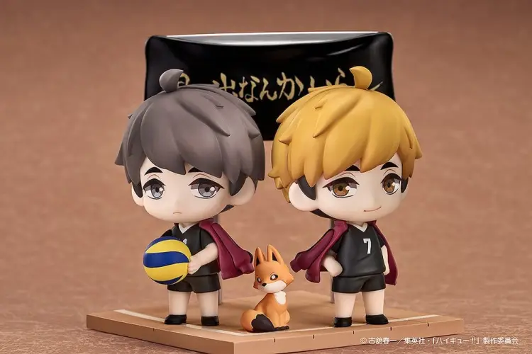 Good Smile Arts Shanghai - Haikyu!! Qset+ Minifigures 2-Pack Atsumu Miya & Osamu Miya 8 cm