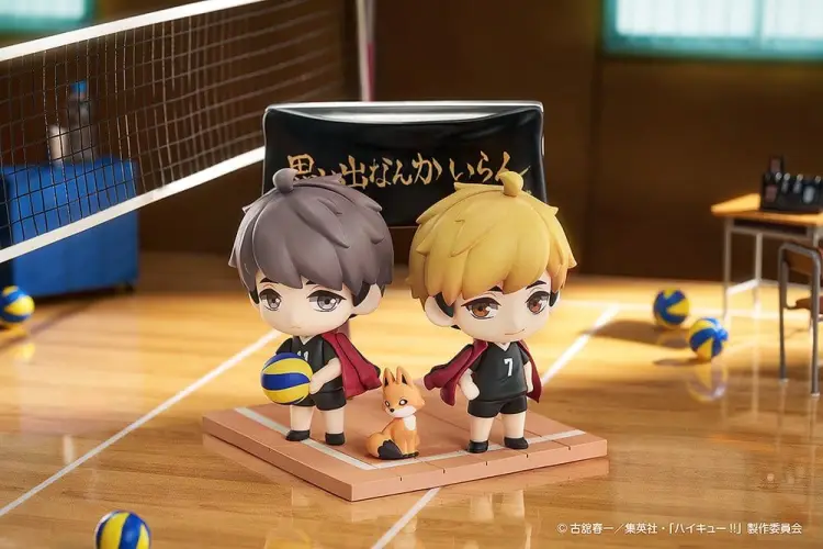 Good Smile Arts Shanghai - Haikyu!! Qset+ Minifigures 2-Pack Atsumu Miya & Osamu Miya 8 cm