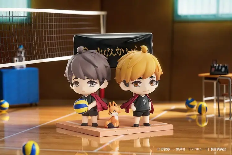 Good Smile Arts Shanghai - Haikyu!! Qset+ Minifigures 2-Pack Atsumu Miya & Osamu Miya 8 cm