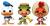 Funko - Disney POP! Vinyl Figures 3-Pack The Three Caballeros 9 cm