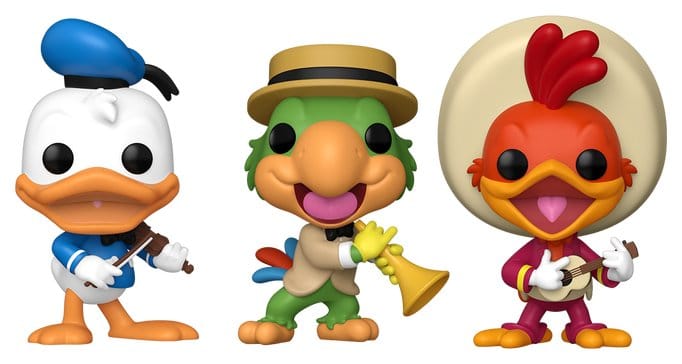 Funko - Disney POP! Vinyl Figures 3-Pack The Three Caballeros 9 cm