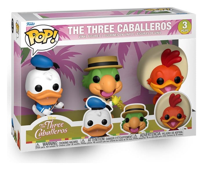 Funko - Disney POP! Vinyl Figures 3-Pack The Three Caballeros 9 cm