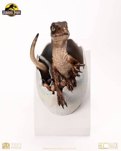 Elite Creature Collectibles - Jurassic Park Velociraptor Hatching Egg Replica 24 cm