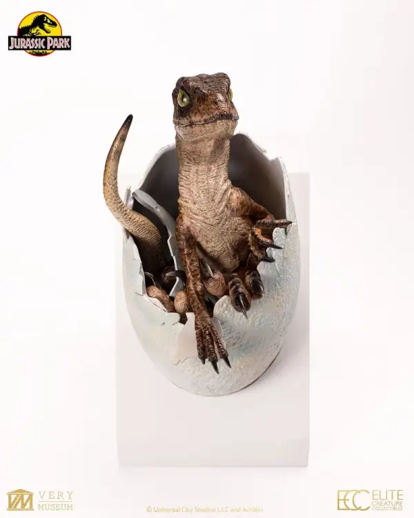 Elite Creature Collectibles - Jurassic Park Velociraptor Hatching Egg Replica 24 cm