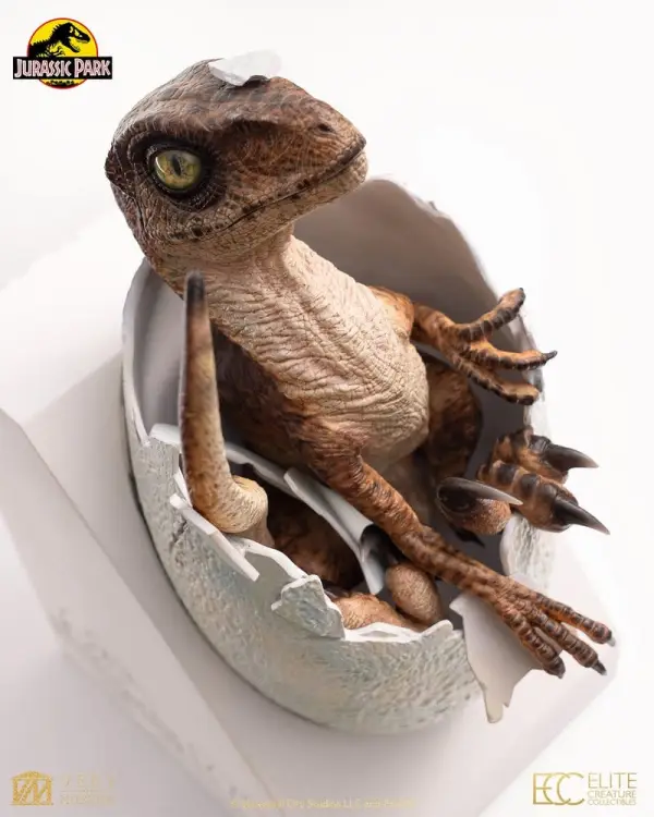 Elite Creature Collectibles - Jurassic Park Velociraptor Hatching Egg Replica 24 cm