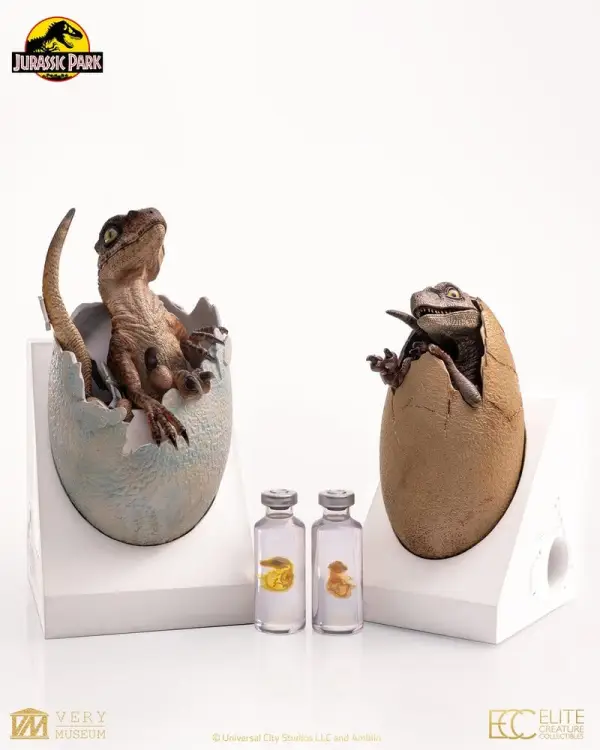 Elite Creature Collectibles - Jurassic Park Velociraptor Hatching Egg Replica 24 cm