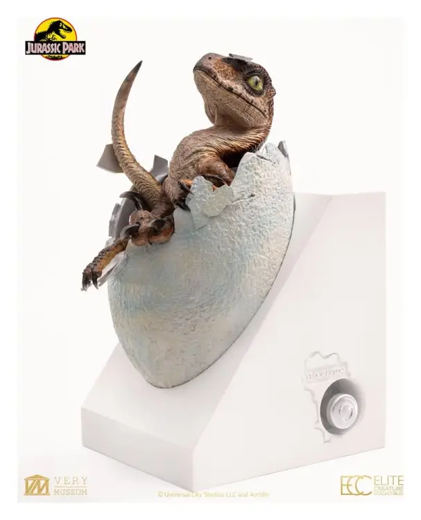 Elite Creature Collectibles - Jurassic Park Velociraptor Hatching Egg Replica 24 cm
