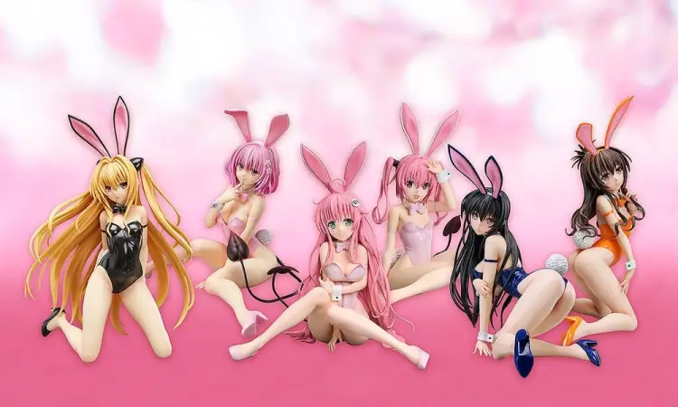 FREEing - To Love-Ru Darkness PVC Figure 1/4 Nana Astar Deviluke Bare Leg Bunny Ver. 26 cm