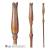 Noble Collection - Harry Potter Wand Replica in Ollivanders Box - Luna Lovegood 34 cm