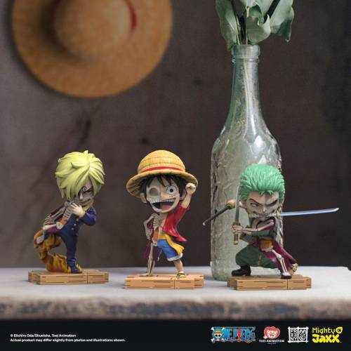 Mighty Jaxx One Piece - Luffy, Zoro and Sanji - Freenys Hidden Dissectables Vinyl Figure