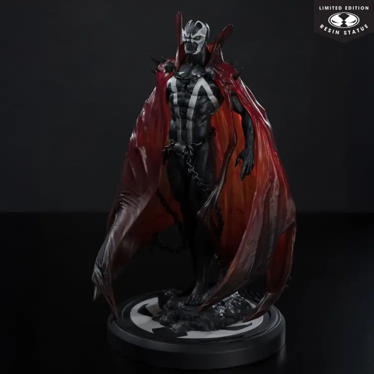 McFarlane Toys Spawn - Spawn - Black White & Red All Over Statue by Pupeteer Lee