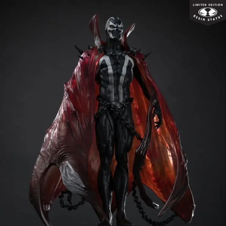 McFarlane Toys Spawn - Spawn - Black White & Red All Over Statue by Pupeteer Lee