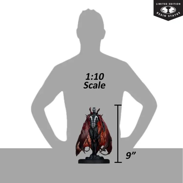 McFarlane Toys Spawn - Spawn - Black White & Red All Over Statue by Pupeteer Lee