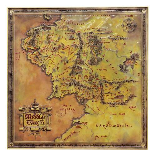 FaNaTtik Lord of the Rings - Replica Map Limited Edition
