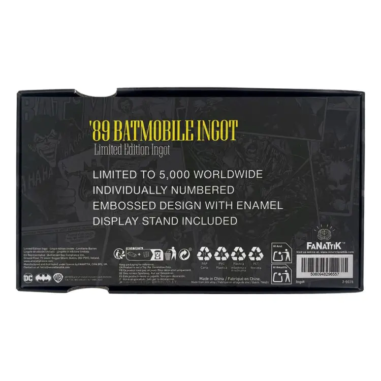 FaNaTtik DC Comics - Batman - Batmobile XL Limited Edition Ingot