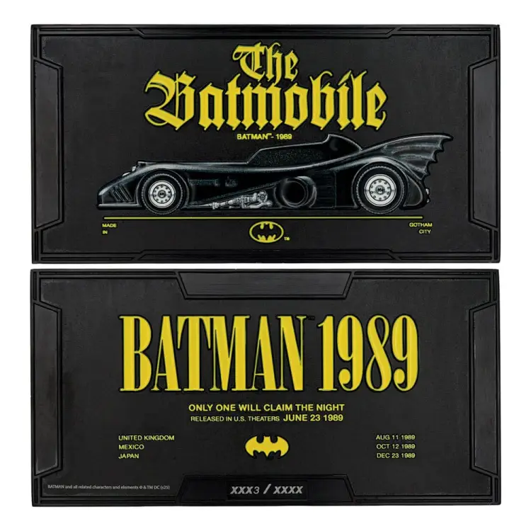 FaNaTtik DC Comics - Batman - Batmobile XL Limited Edition Ingot